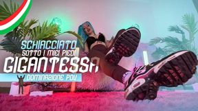 Schiacciato Sotto i Miei Piedi – Gigantessa Dominazione POV ITA 720p