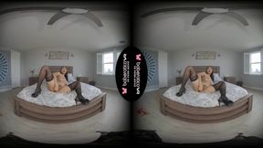 Solo Asian fuck doll, Sharon Lee is masturbating in VR