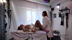 Dr Justice Conducts Anal Examination on Segufix Bound Patient Roleplay Medical Fetish Part 3