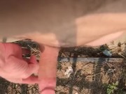 Young 21 Year Old Boy Solo Mastrubates in Public