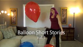 Balloon Story Shorts Vol. 5 - 15 Big Balloon Pops - Kylie JacobsX - Remastered (No Subtitles)