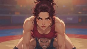 Mixed Wrestling Stories #2: Scissorhold Submission