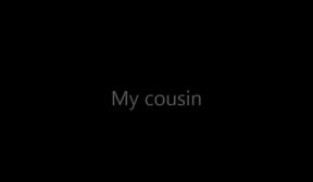 jerking off in front of cousin and she licks it