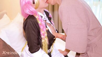 Mitsuri was Defeated, her Pussy and Anal are destroyed - Xreindeers