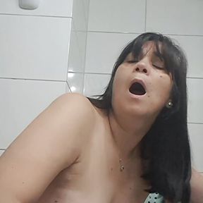 stepmother masturbating in silence I take out all her milk and she swallows it