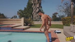 SEAN CODY - Brysen And Riley Get Wet And Wild By The Pool, Showing Off Their Bodies And Naughty Moves