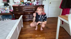 giantess crashes tiny party