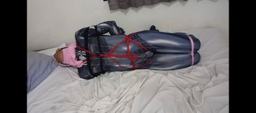 Spidey get stuck in hogtied part 2