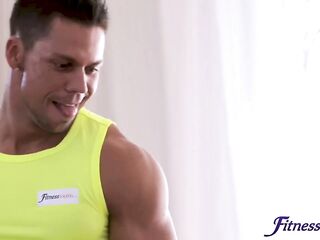 "Watch me after class" says teacher to yoga students - FULL SCENE - Fitness Rooms