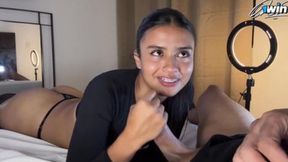 Hillarytaylors sexy blowjob and naughty&#x1F608; actions make her top XXX star