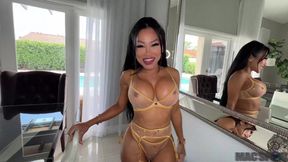 Petite Asian CJ Miles Tossed and Fucked Roughly by JMac