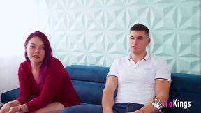 FIRST CUCKOLD EXPERIENCE! Dude gives us his girlfriend for another man to enjoy