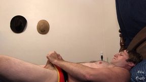 stud jerks off 2 porn in jockstrap