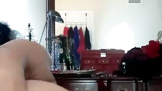 Old BBW Curvy Hispanic Woman Masturbating Orgasming Unshaved Snatch with Sex Toys