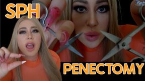 SPH Penectomy - (TINY scissors for a TINY dick!)