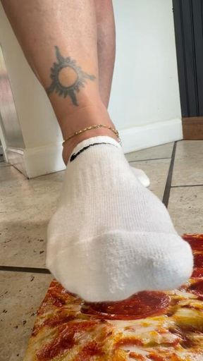 New Clean Nike Ankle Sock Pizza Crush