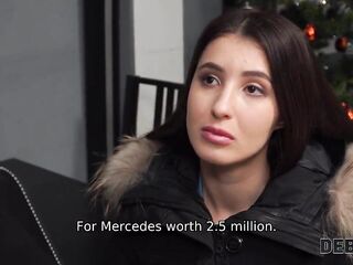 DEBT4k. Teen debt collector is favourable to screw the hot