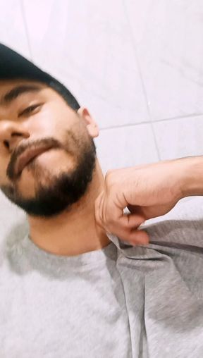Playing with My Cock in My Neighbor's Bathroom