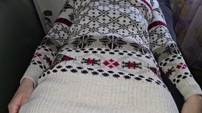 Don't Cum Inside Me Please &mdash;  Your Father Will Know! Stepmom Agreed to Rub Her Wet Cunt