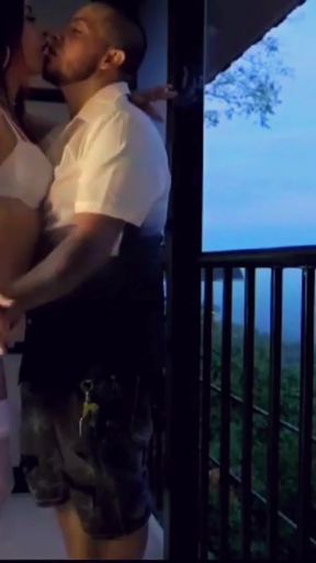 Spectacular moment from &quot;They caught us having sex on the balcony ... but he couldn&#039;t stop! 😳&quot;