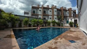 Day At The Pool, Pampering and Sensual Touches