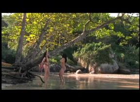 Fabiane Thompson and Agatha Cristine are from the Brazilian Islands