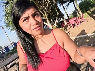 Forbidden confessions! Nicoly reveals that her neighbor has been sucking her twat since she was young!