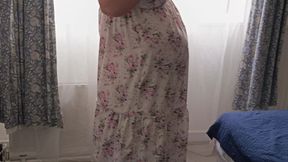 Real Big Ass MILF Gets Undressed for BBC Lover, Interracial Naughty Play