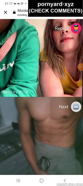 Amateur girl shows off her webcam reactions in homemade clip