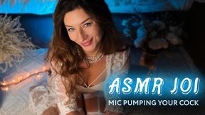 ASMR JOI. Soft and gentle brunette Amy Haze Mic pumping your cock