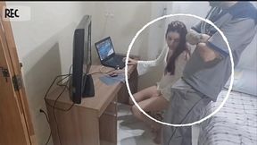 Slutty housewife receives depraved maintenance man!