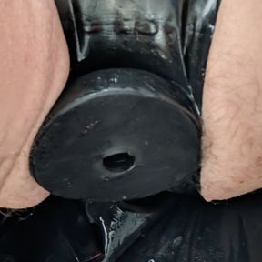 Latex sissy anal