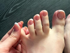 Maitresse Madelines solo foot fetish POV