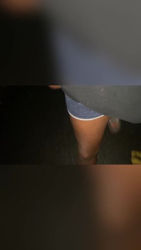 Freeballing During My Evening Run