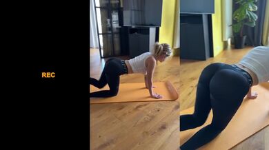 Dirty Blonde College Babe Flashes Pussy For OnlyFans