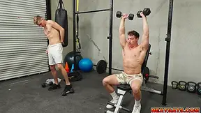 Studs And Hook Up At The Gym - Kyle Fletcher And Ashton Silvers