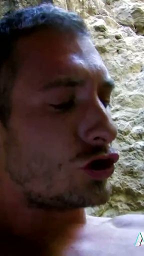 Sexy Latina Candy Alexa fucking big cock in a cave   Clip 1