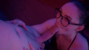 lewd man piss on tits his milf s and fucks in ass her, and she gets oral creampie.