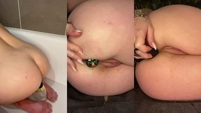 un lavement anal qui finis mal je me fait un lavement anal qui eclabousse ...