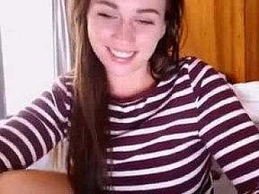 Brunette Babe Fingering And Toying Herself On Web Cam 04