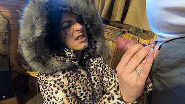 MilfyCalla compilation- Sucking dick, face fuck and swallowing cum while wearing boots-5-