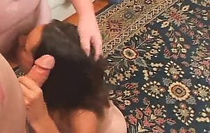 Sexy Lady in Red Double Fucked at Dirty D's