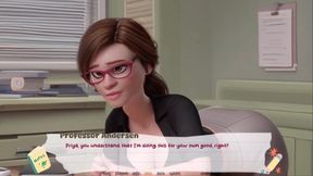 Marium wrecks Priya in animated hentai milf gameplay with her big dick