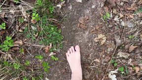Barefoot Walk in the Forest - Foot Fetish - Bare Feet!