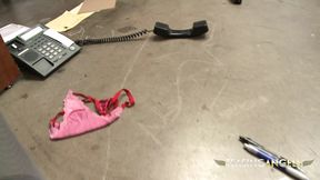 Hardworking secretary gets rewarded with a big dick