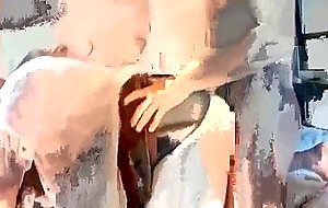 Mega boobs on japanese bbw!