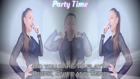 Do you dare to play? Drink, Sniff and Send