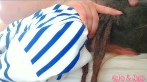 dreadhead clio receives hard morning anal