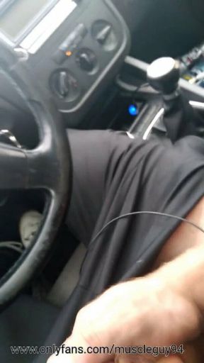 Masturbation during drive a car