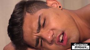 Southernstrokes Gay Lovers Justin Cross and Daniel Hausser Sucks Dick During Massage